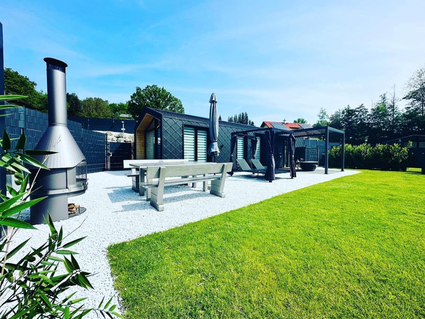 Voralpen Lodge - Ferienhaus Mit Gym & Wellnessbereich Traisen Buitenkant foto
