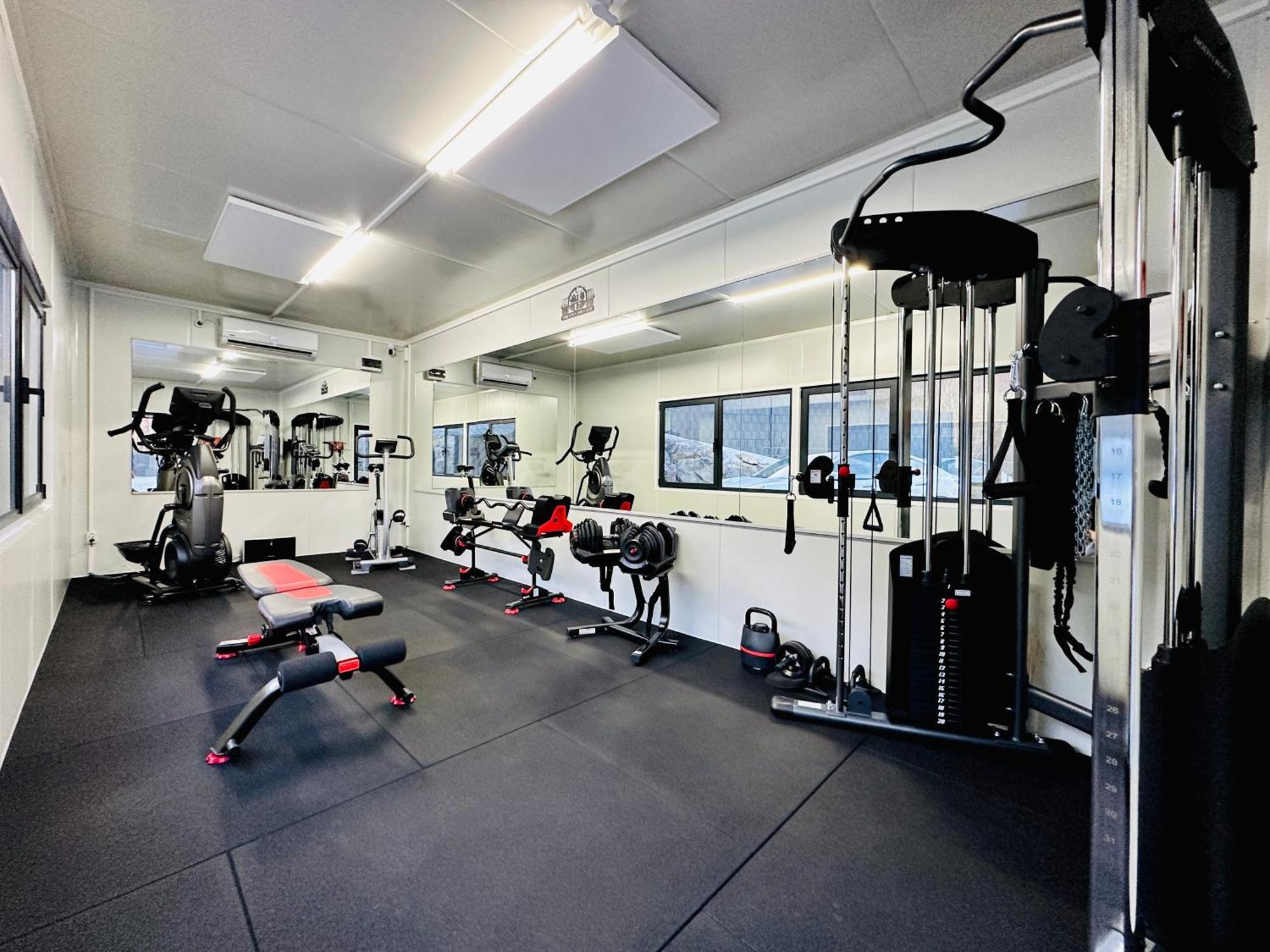 Voralpen Lodge - Ferienhaus Mit Gym & Wellnessbereich Traisen Buitenkant foto